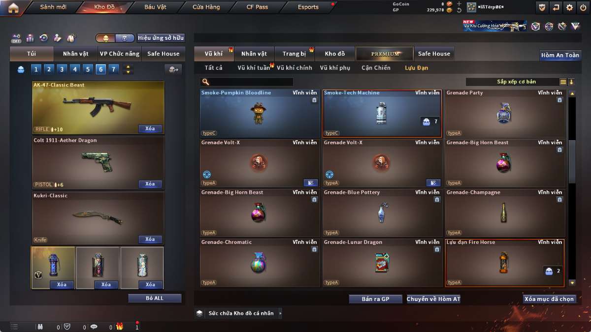 shop acc cf uy tin gia re